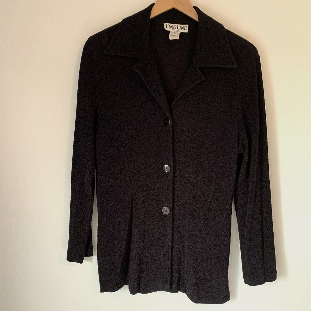 Black Cardigan Sweater Size S